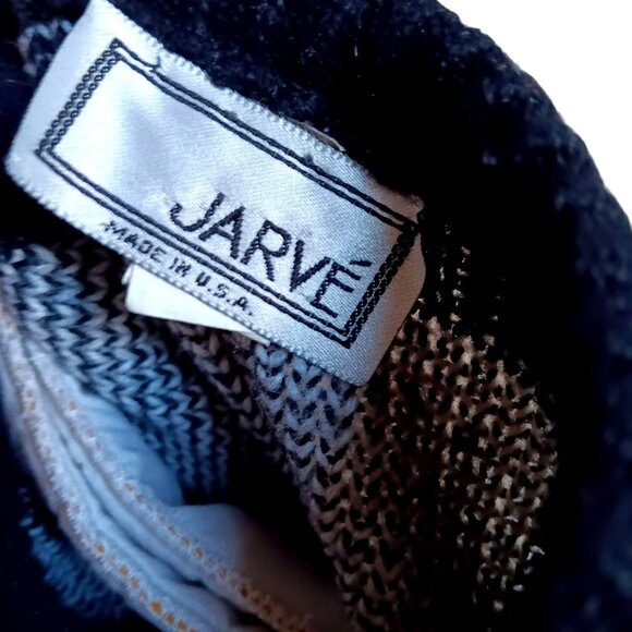 Medium Vintage 1990s Womens Sweater Geometric Jarve Hip Hop Pullover Padded Mom - Picture 4 of 6